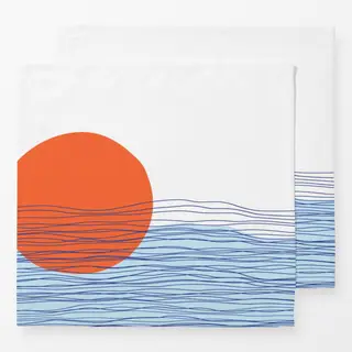 Servietten Sunset