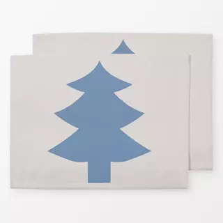 Tischset Christmas Tree Blue