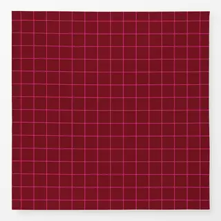 Tischdecke Love Karo weinrot pink