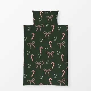 Bettwäsche Schleifen Zuckerstangen Sterne