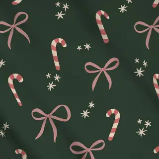 Meterware Schleifen Zuckerstangen Sterne