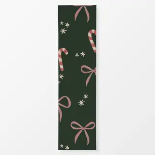 Tischläufer Schleifen Zuckerstangen Sterne