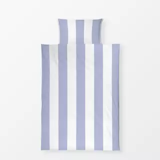 Bettwäsche Perfekte breite blaue Streifen