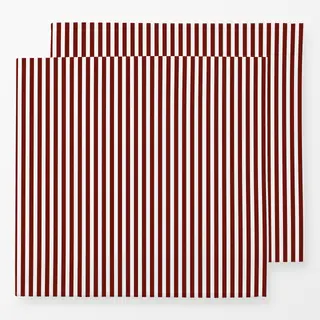 Servietten Bistro Stripes basic red