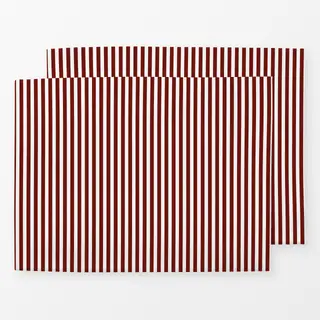 Tischset Bistro Stripes basic red