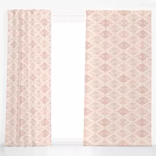 Dekovorhang Abstract Floral apricot