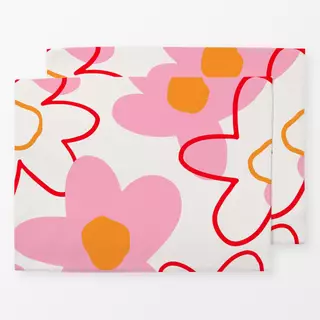 Tischset Spring Flower Pattern Pink
