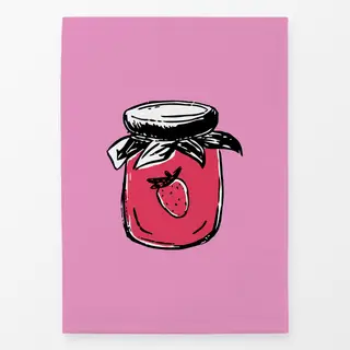 Geschirrtücher Erdbeer Marmelade