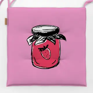 Sitzkissen Erdbeer Marmelade