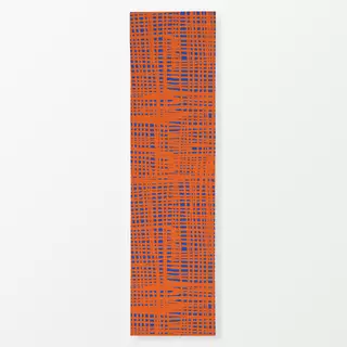 Tischläufer Organische Streifen NO4 blau