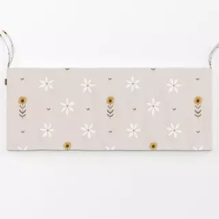 Bankauflage Sonnenblumen und Gänseblümchen