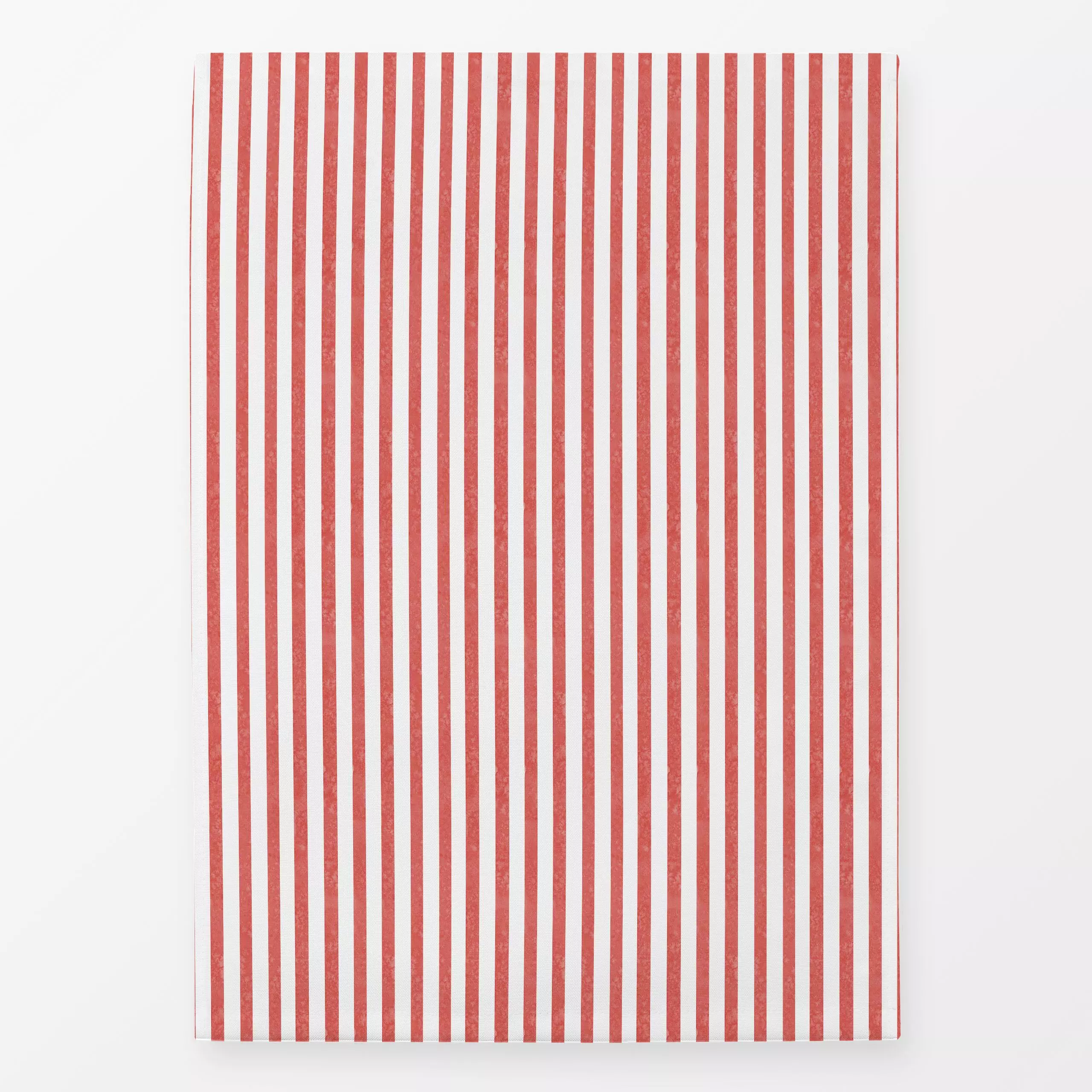 Geschirrtücher Längsstreifen Erdbeer Rot - Sommer, Symbole & Muster - von „Mareen Heinz"; Aquarell, Sommer, Scandi, rot, ges...