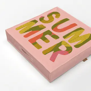 Bodenkissen Tropical Summer Pink