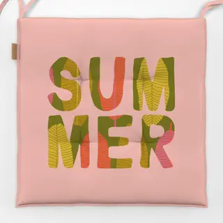 Sitzkissen Tropical Summer Pink