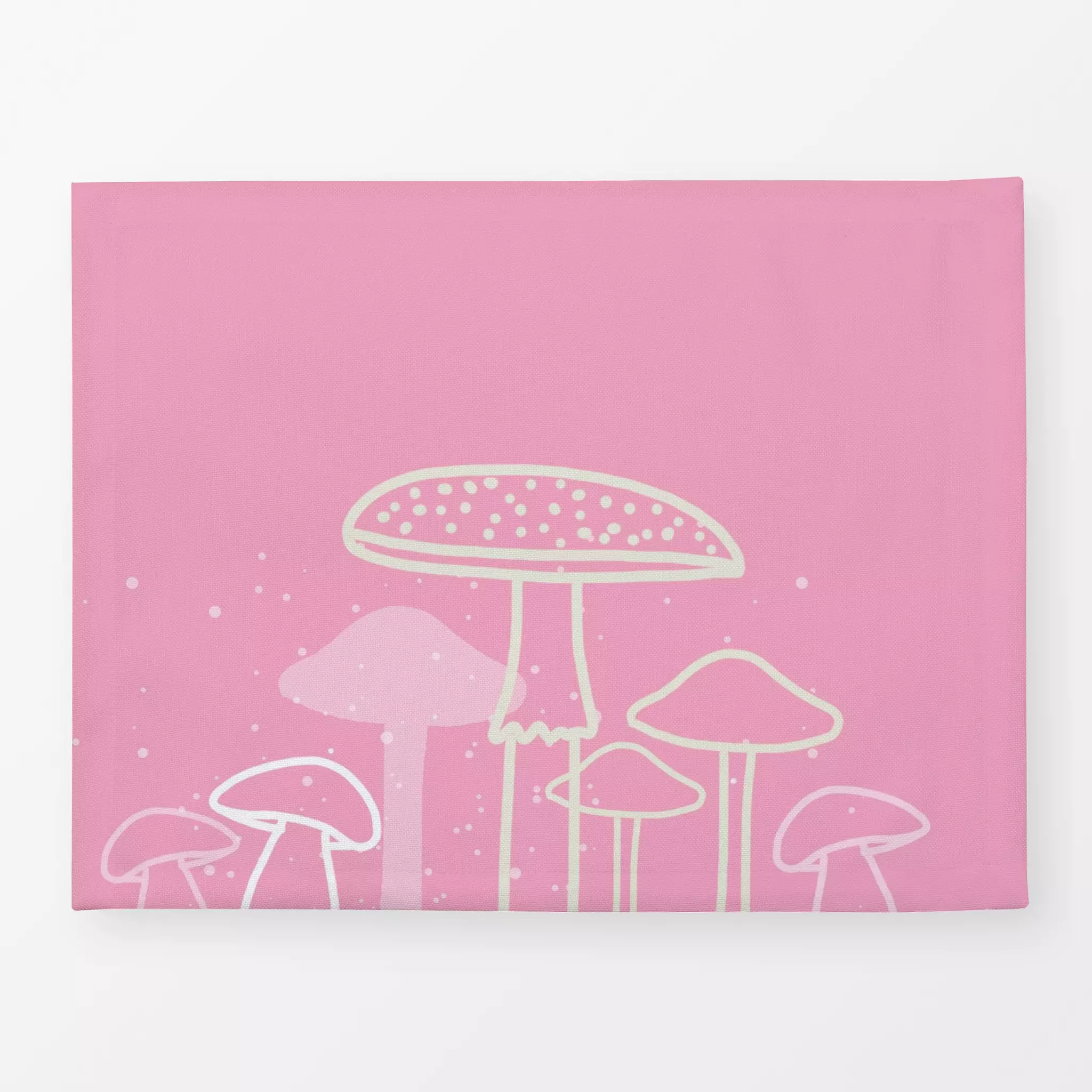 Tischset Pilze rosa Pilze rosa