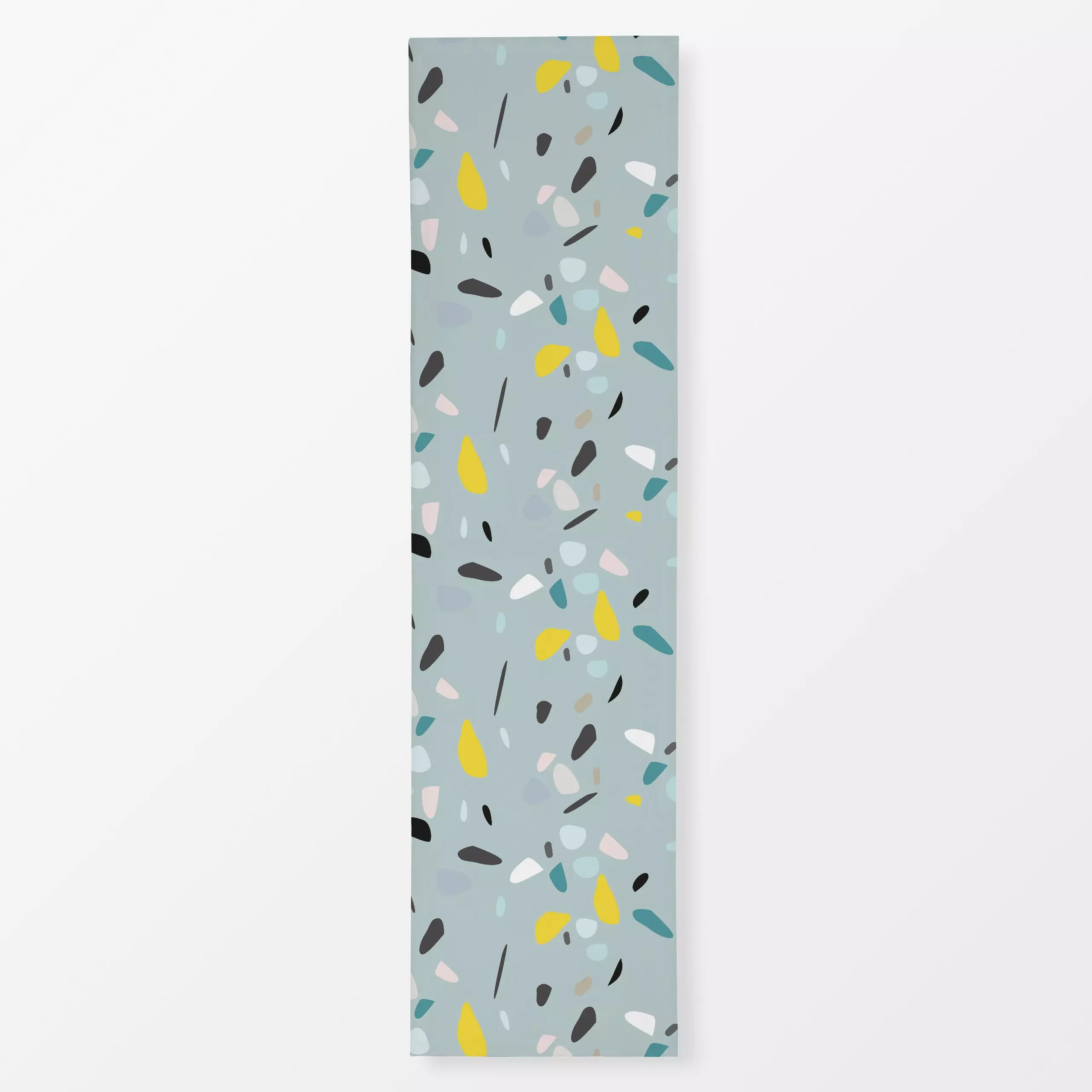 Tischläufer Terrazzo mint, gemustert, von Katrin Graff