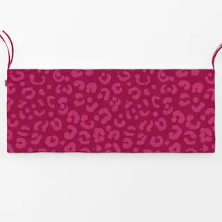 Bankauflage Leopardenmuster BerryPink