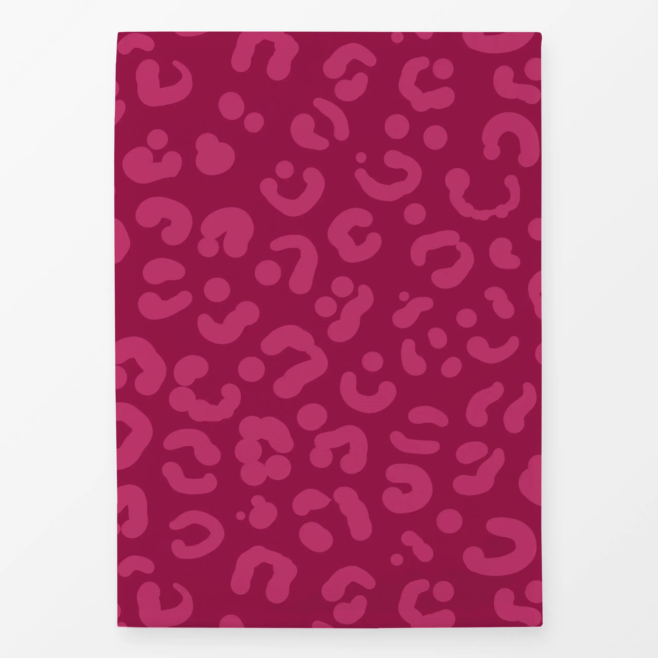 Geschirrtücher Leopardenmuster BerryPink - Tiere, Symbole & Muster - von „Julia Reyelt"; abstrakt, Leo, Leopard, Tiermuster,...