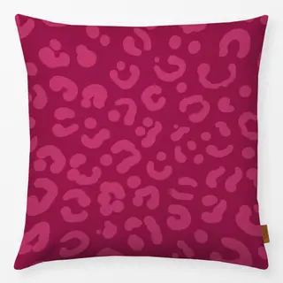 Kissen Leopardenmuster BerryPink