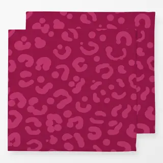 Servietten Leopardenmuster BerryPink