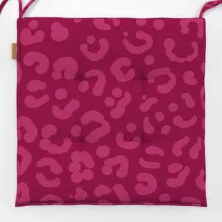 Sitzkissen Leopardenmuster BerryPink