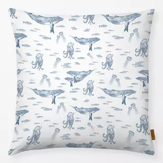 Kissen Sealife blau