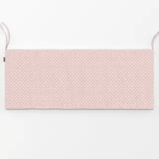 Bankauflage Punkte Polkadot Beige Rosa