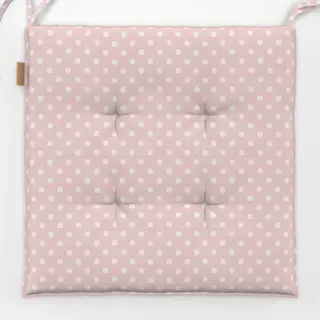 Sitzkissen Punkte Polkadot Beige Rosa