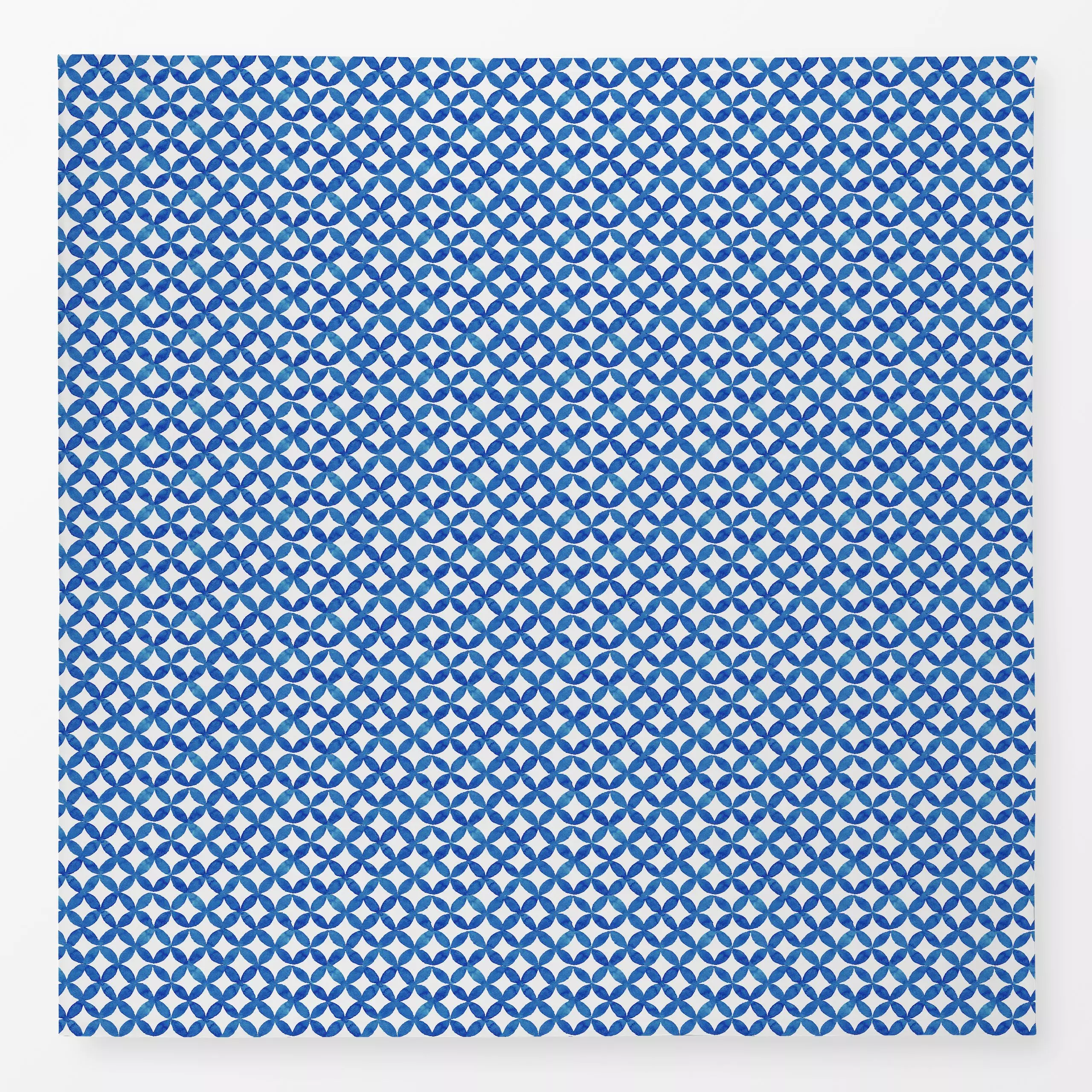 Tischdecke Circular Blau Weiss, gemustert, Sommer, von Mareen Heinz