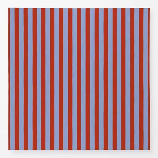 Tischdecke Streifen blau rot