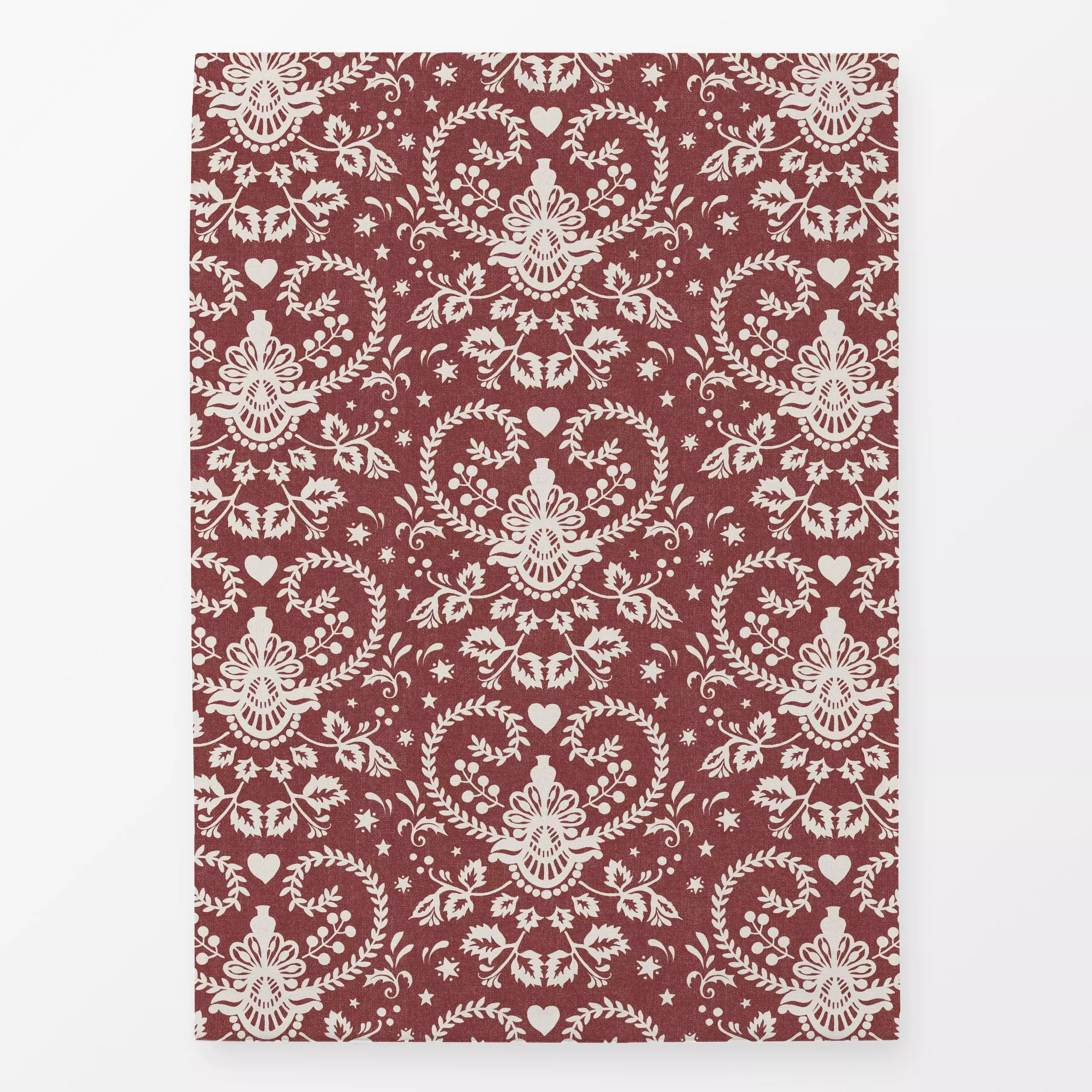 Geschirrtücher Whimsy Folk Christmas IV - Kinderzimmer & Motive für Kinder, Weihnachten, Winter - von „Bloomery Decor"; Scan...