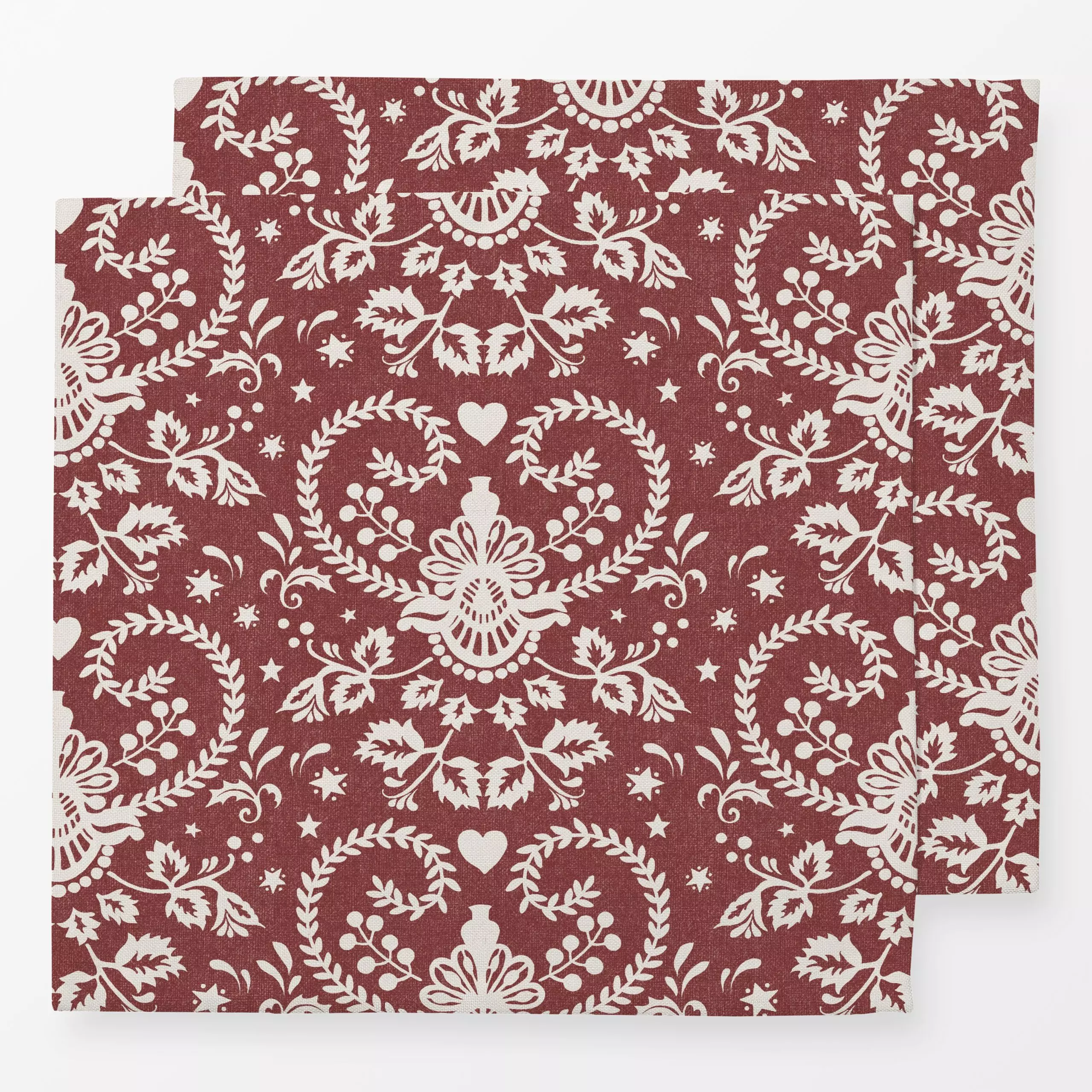 Servietten Whimsy Folk Christmas IV - Kinderzimmer & Motive für Kinder, Weihnachten, Winter - von „Bloomery Decor"; Scandi, ...