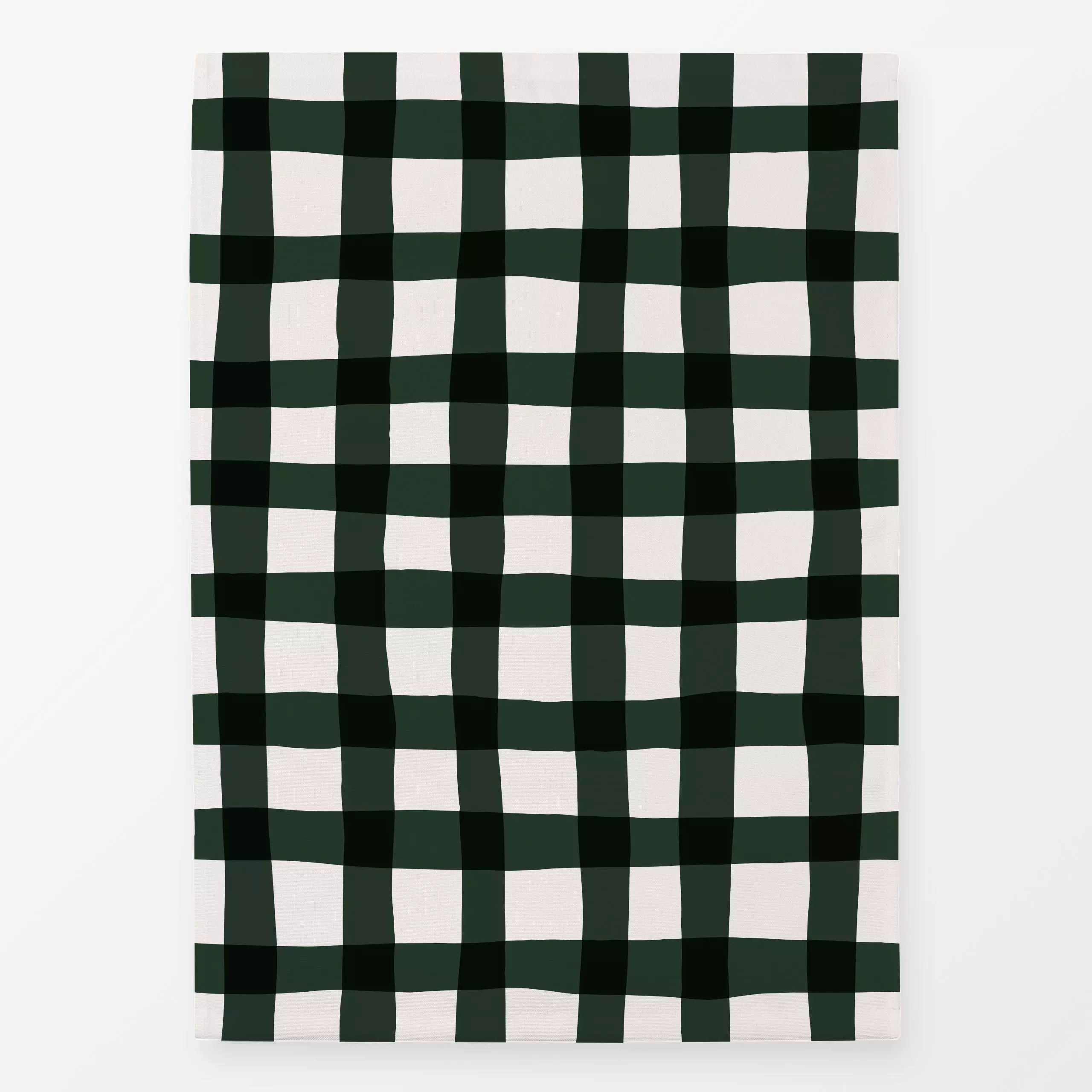 Geschirrtücher Karomuster tannengrün - Weihnachten, Symbole & Muster - von „moDeern Design Studio"; Weihnachten, Karo, weihn...