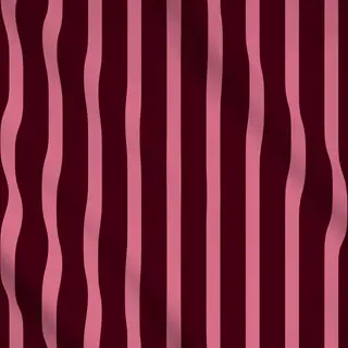Meterware Stripes berry and pink