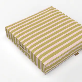 Bodenkissen Streifen rosa gold