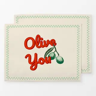 Tischset Olive You