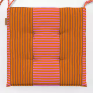 Sitzkissen Streifen Pink Orange