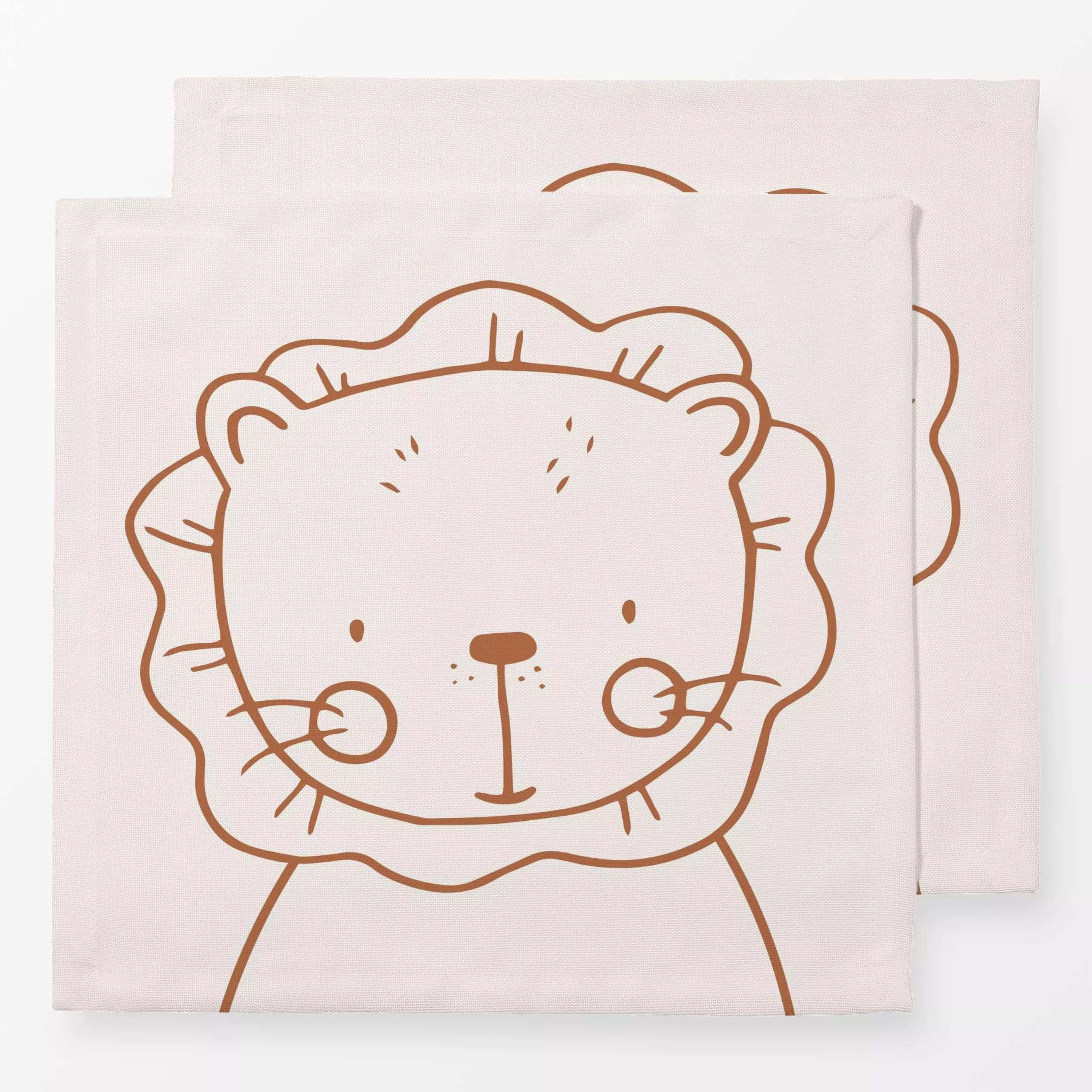 Servietten Löwe - Kinderzimmer & Motive für Kinder, Tiere, Anlässe - von „Kruth Design"; Löwe, Geburtstag, niedlich, Kinderz...