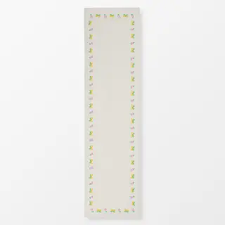 Tischläufer Blume Schmetterling gelb-grün