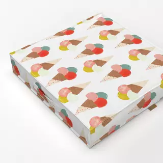 Bodenkissen Sommertage Eis Muster