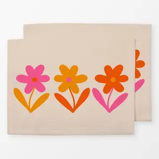 Tischset Happy Flower