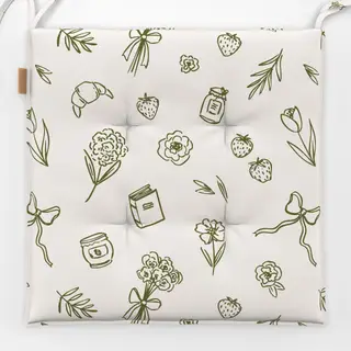 Sitzkissen Slow Life Cream