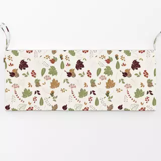 Bankauflage Autumn Leaves Light Background