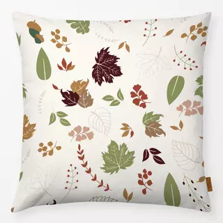 Kissen Autumn Leaves Light Background