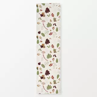 Tischläufer Autumn Leaves Light Background