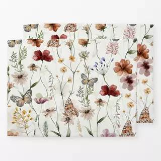 Tischset Trockenblumen Wiese