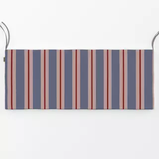 Bankauflage Retro Stripes Brown