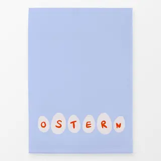 Geschirrtücher Ostern Ostereier Blau