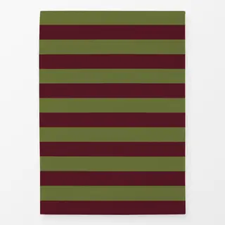 Geschirrtücher Cabana Streifen burgundy oliv