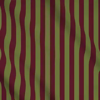Meterware Cabana Streifen burgundy oliv